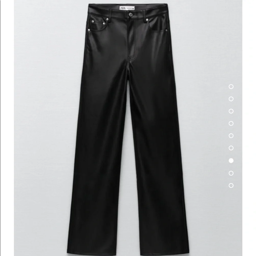 Zara Faux The 90’s Leather Pant, Brand New w/ Tag - Picture 2 of 5